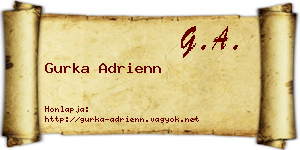 Gurka Adrienn névjegykártya